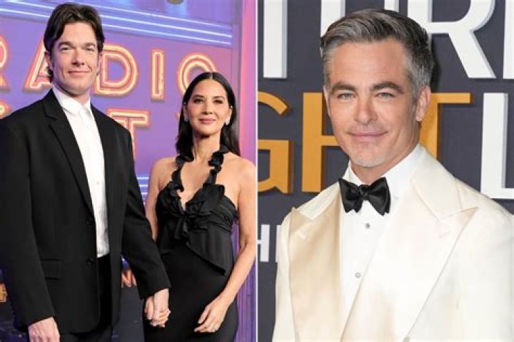 Was Olivia Munn Texting Chris Pine DURING "Star Trek"?!